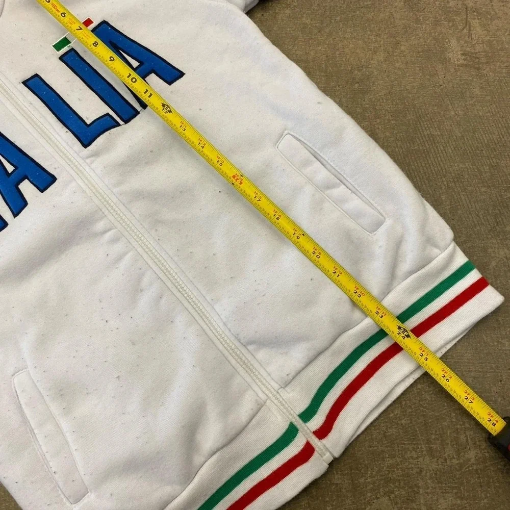 Vintage Italia Italy Soccer Full Zip 90s Jacket Size Small